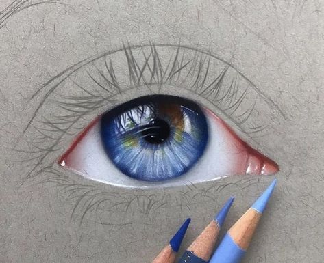 Pin by Linda Luechtefeld on coloring tutorials in 2022 | Eyeball art, Eye art, Prismacolor art How To Draw An Eye With Colored Pencils, Things To Sketch Cute, Colour Pencil Eye, Eye Drawing Colored Pencil, Colored Pencil Eye, Anime Sketch Manga, Things To Sketch, Sketches Anime, Sketch Cute