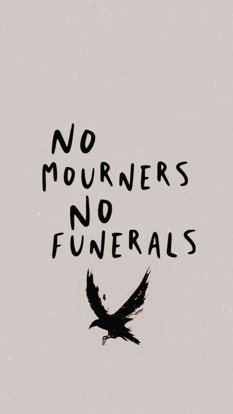 Six Of Crows Wallpaper, Crows Wallpaper, No Mourners No Funerals, Six Of Crows Characters, Crow Books, Crooked Kingdom, The Grisha Trilogy, Book Wallpaper, Leigh Bardugo