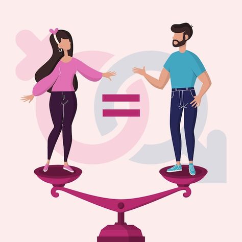 Gender Equality Art, Female Gender Sign, Gender Equality Poster, Male And Female Signs, Social Equality, Feminism Art, Drawing Legs, Gender Equity, Gender Inequality