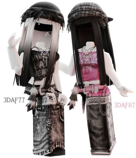 Roblox Scenecore Outfits, Pink Roblox Avatar Codes, Pink And Black Roblox Avatar, Matching Rblx Avatar, Cheap Emo Roblox Outfits, Roblox Avatar Catalog Codes, Emo Outfits Roblox Girl, Monster High Roblox Avatars, Goth Roblox Avatar Ideas