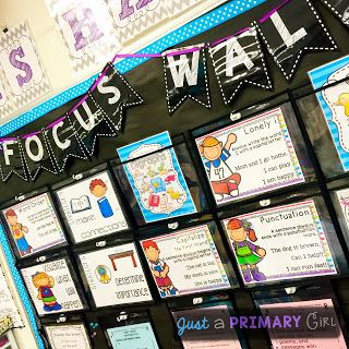 Bulletin Board and Focus Wall and some Freebies! Wit And Wisdom Focus Wall 2nd Grade, New Activities To Try, Pinterest Board Covers, Math Rules, Weekly Focus, Reading Strategies Posters, Focus Boards, Grammar Posters, Education Success