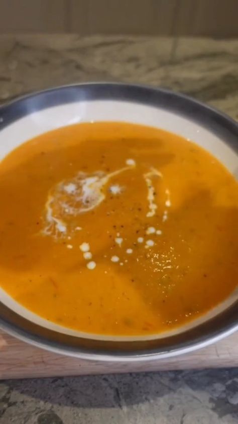 Recipes Spot’s Instagram profile post: “One for a rainy day 😋😋😍🔥 Follow @recipes.spot for.more 👆Check out our best recipes (link in bio)👆 🎥: TikTok/thehealchef #soup…” Recipes Spot, Tomato Soup, A Rainy Day, Best Recipes, Savoury Food, Spot On, Thai Red Curry, Rainy Day, Vegan Vegetarian