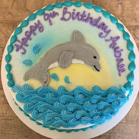 Dolphin birthday cake Dolphin Themed Birthday Cake, Dolphin Birthday Cake Ideas, Dolphin Theme Cake, Birthday Cake Dolphin, Dolphin Cakes For Kids, Dolphin Cake Birthday, Dolphin Birthday Party Ideas, Dolphin Cake Ideas, Dolphins Cake