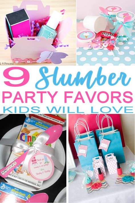 Slumber Party Favors! Wake up & send the kids home with some amazing party favors for a slumber / sleepover theme party. The coolest slumber party ideas boys and girls would love to take home as a gift. Find DIY sleepover party favors for any age & teen / tween sleepover party favors too! So if you are having a pajama party check out ideas like: goodie bags, sleep mask, party favor bags & more fun favors for friends. Get the best slumber party favor ideas right here! Teen Party Favors, Sleepover Party Favors, Slumber Party Favors, Girls Sleepover Party, 21 Party, Slumber Party Birthday, Girls Slumber Party, Party Favor Ideas, Diy Crafts For Teen Girls