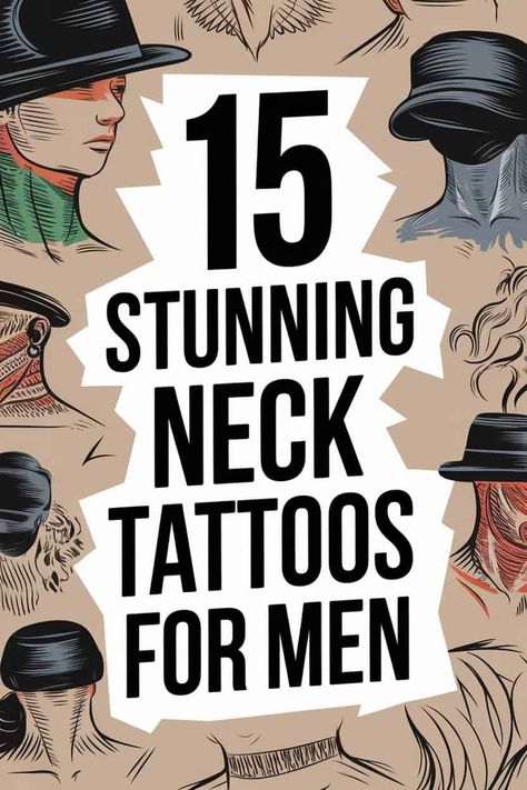 15 Edgy Neck Tattoo Ideas for the Modern Man Men’s Butterfly Neck Tattoo, Minimalist Man Tattoo, Greek Mythology Neck Tattoo, Men’s Small Neck Tat, Silhouette Tattoos Men, Unique Neck Tattoos For Men, Mens Neck Tattoos Ideas, Men’s Back Neck Tattoo Ideas, Elegant Tattoos Men