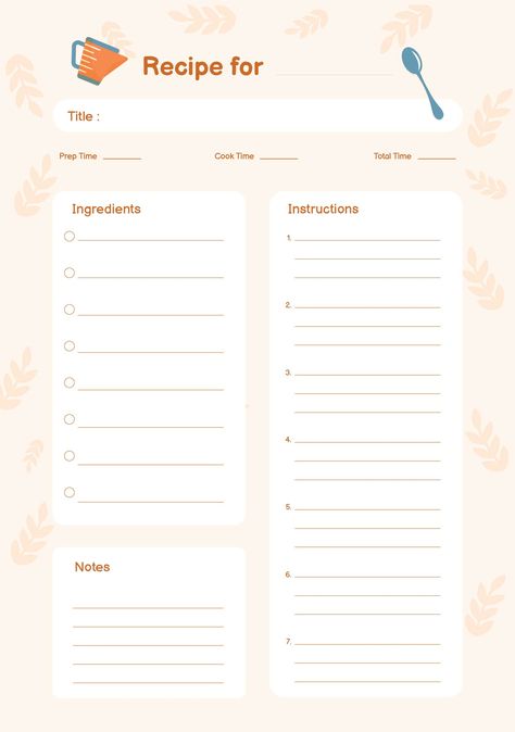 Cookbook Printables, Recipe Binder Printables Free, Diy Recipe Book, Recipe Binder Printables, Recipe Template Printable, Printable Recipe Page, Binder Printables Free, Recipe Book Diy, Homemade Cookbook