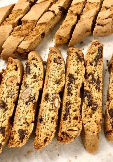 Treat Yourself to Nonna’s Chocolate Almond Biscotti Recipe Biscotti Recipes Best, Lemon Almond Biscotti Recipe, Almond Biscotti Recipe Italian, Chocolate Almond Biscotti Recipe, Vanilla Biscotti, Chocolate Almond Biscotti, Italian Biscotti Recipe, Homemade Biscotti, Chocolate Biscotti Recipe