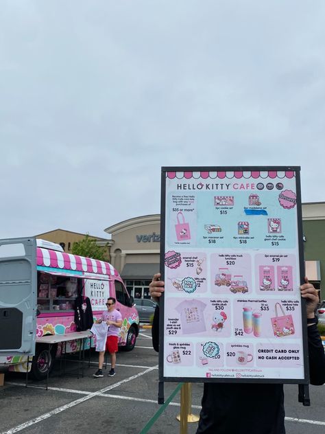 Hello Kitty Cafe Truck, Cafe Truck, Cafe Hello Kitty, Hello 12, Kitty Cafe, Macarons, Sprinkles, Lunch Box, Hello Kitty