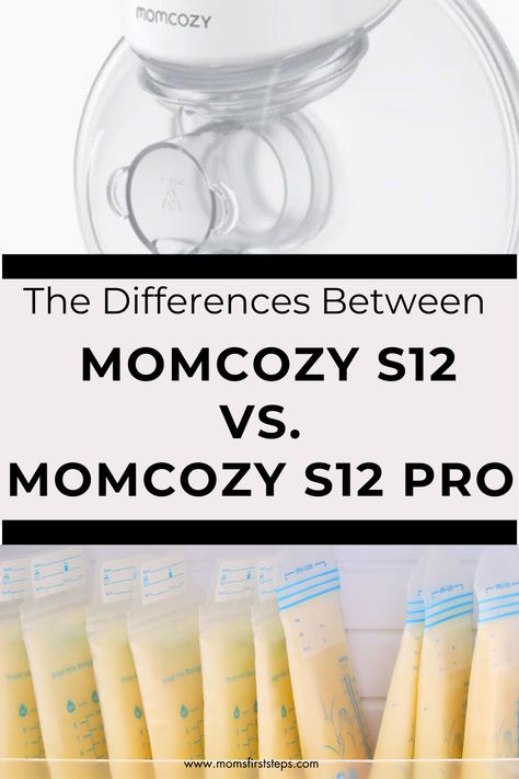 This article shares the similarities and differences between the original Momcozy S12 and the newer Momcozy S12 Pro. This is perfect for the expectant mom-to-be or new mom who is researching wearable breast pumps and wants to make sure they are making the best choice. Momcozy S12 Breast Pump Tips, Pump Settings, Spectra S2, Spectra S1, Hands Free Pumping, Exclusively Pumping, Milk Storage, Electric Breast Pump, Milk Production