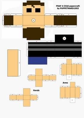 Hola Fnaf Papercraft, Evan Afton, Fnaf Crafts, Fnaf 4, Paper Toys Template, Instruções Origami, Paper Doll Template, Papercraft Templates, Fnaf Memes