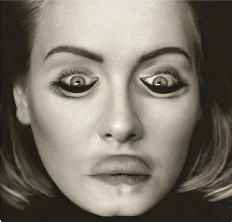 Upside Down Pictures, Photo Illusion, Image Illusion, Adele Pictures, Illusion Kunst, Optical Illusions Pictures, Funny Optical Illusions, Eye Illusions, Funny Faces Pictures