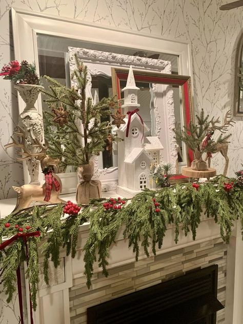 French Country, Cottage & Farmhouse | Christmas vibes 2024 | Facebook Country Cottage Farmhouse, Christmas Mantle, Cottage Farmhouse, French Country Cottage, Christmas Vibes, Farmhouse Christmas, Country Cottage, Our Home, French Country