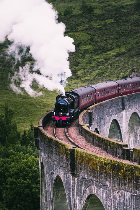 Fort William Scotland, Train Wallpaper, Canvas Gallery Wall, Scotland Road Trip, Fort William, Train Tickets, Steam Trains, Train Tracks, Train Travel