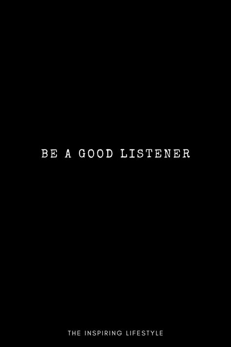 Be A Listener Quotes, Dog Captions For Insta, Be A Good Listener, Listening Quotes, Kids Lunch Box Notes, Fun Kid Lunch, A Good Listener, Vision Board Quotes, Vision Board Photos