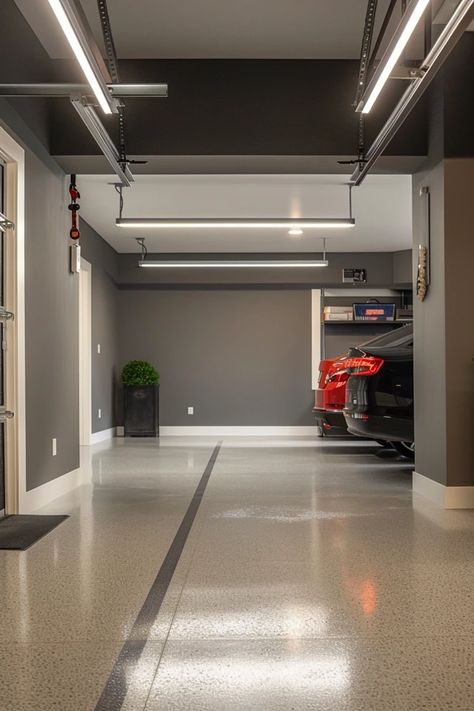 Garage Paint Ideas for a Fresh, New Look Finished Garage Walls, Garage Painting Ideas Interior, Garage Refresh, Garage Painting Ideas, Garage Walls Paint Colors, Garage Paint Ideas, Garage Color Ideas, Garage Makeover Ideas, Garage Paint Colors