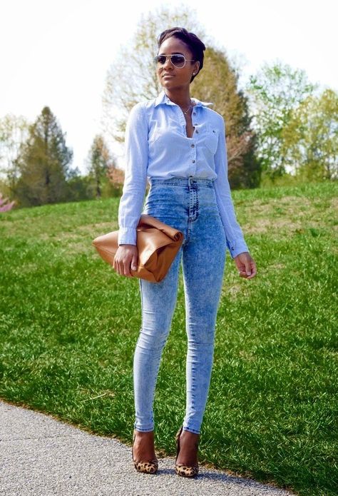 @roressclothes closet ideas #women fashion High Waisted Jeans and Blouse How To Wear High Waisted Jeans, Acid Wash Jeans Outfit, Wash Jeans Outfit, High Waisted Jeans Outfit, All Jeans, Outfit Jeans, Acid Wash Jeans, Acid Wash Denim, Cooler Look