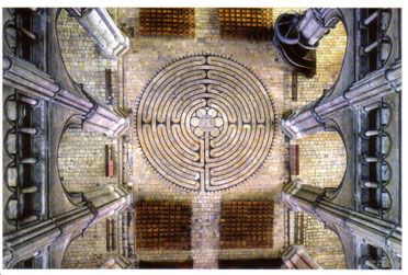 Chartres Cathedral: Labyrinth and Nave - Via Airmail Labyrinth Garden, Labyrinth Maze, Labyrinth Design, Gothic Cathedrals, Sacred Places, Gothic Architecture, Place Of Worship, Sacred Space, Pilgrimage