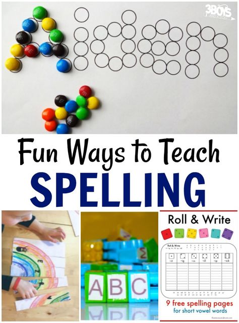 Make spelling into your child's favorite subject with these tips and resources on how to teach spelling in a fun way! In this article, you will learn How to Teach Spelling to Kids!  From worksheets to hands on fun, there are many ideas here! via @deals_3bd Fun Spelling Activities, Spelling Tips, Teach Spelling, Spelling Ideas, Efl Teaching, 21st Century Teaching, Pre Reading Activities, Letter Names, Teaching Spelling