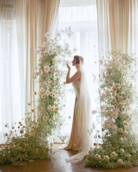 Nicole Absher (@e_p_h_e_m_e_r_a) | Instagram profile Olive Trees Wedding, Ceremony Arch Greenery, Trees Wedding Ceremony, Wedding Ceremony Arch Flowers, Boho Wedding Ceremony Arch, Circle Wedding Ceremony, Grass Wedding Ceremony, Outdoor Wedding Ceremony Backdrop, Arch Boho Wedding