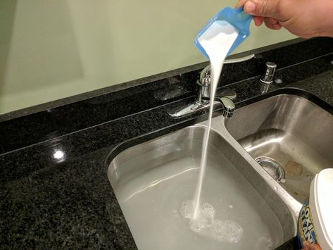 No Drano? No Problem: You Can Unclog Your Kitchen Sink Without Harsh Chemicals - CNET Unclog Kitchen Sink, Kitchen Sink Clogged, Unclog Sink, Kitchen Sink Diy, Best Kitchen Sinks, Double Kitchen Sink, Unclog Drain, Plastic Utensils, Cleaning Techniques