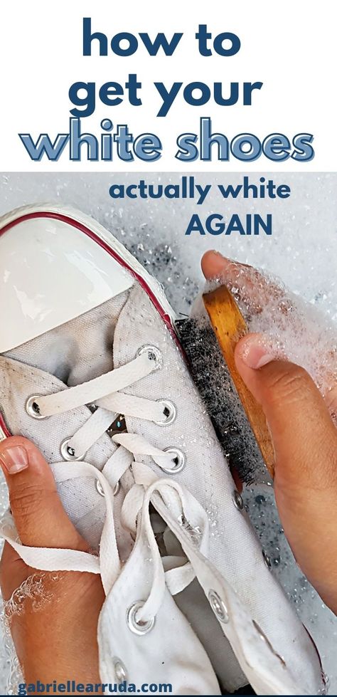 how to get your white shoes actually white again, cleaning brush on white converse Cleaning White Cloth Shoes, Cleaning Nike Blazers, How To Clean White Canvas Converse, Painting White Sneakers, Best Way To Wash White Shoes, Cleaning White Shoes With Baking Soda, Get Shoes White Again, Make White Shoes White Again, Cleaning Shoes With Baking Soda