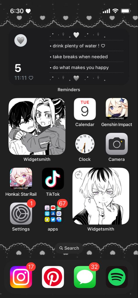 ios 14 layout , homescreen , iphone , icons , anime , cute , dark , aesthetic , tokyo revengers Tokyo Revengers Homescreen, Tokyo Revengers Lockscreen, Dark Iphone Layout, Anime Iphone Layout, Layout Homescreen Iphone, Anime Homescreen Layout, Aesthetic Tokyo Revengers, Cute Dark Aesthetic, Aesthetic Tokyo