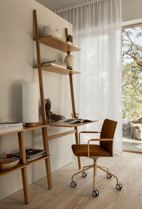 Currently Crushing On This Stunning Residence by Banda Property - Nordic Design Standing Table, Unique Storage, Norm Architects, Small Desk, Scandinavian Interior, Nordic Design, Beautiful Interiors, Danish Design, White Walls