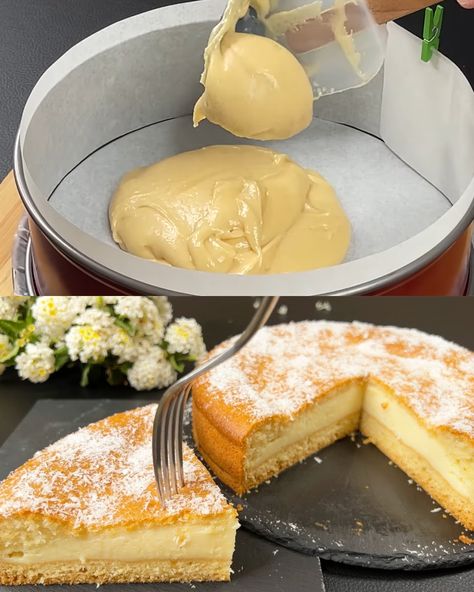 Famous Italian Lemon Cake That's Driving the Whole World Crazy! Better Than Yogurt Cake! - Greenku Recipes Lemon Italian Cake, Fillings For Lemon Cake, Italian Dream Cake, Lemon Marscapone Recipes, Lemon Charlotte Recipe, Whole Lemon Recipes, Italian Lemon Cake Recipe, Amalfi Lemon Cake, Lemon Cake Mix Desserts