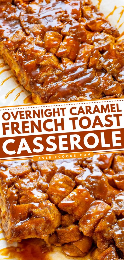 Christmas Eve Breakfast Casserole, Caramel French Toast Casserole, Bagel French Toast, Caramel French Toast, Overnight French Toast Casserole, Croissant French Toast, French Toast Casserole Easy, French Toast Casserole Overnight, Classic French Toast