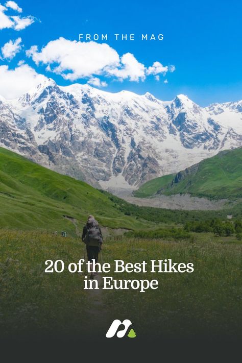 A hiker in Georgia's Transcaucasian Mountains The Matterhorn, Hiking Europe, Best Hikes, Rock Climbing, The Coast, Fresh Air, The Locals, Adventure Travel, Click The Link