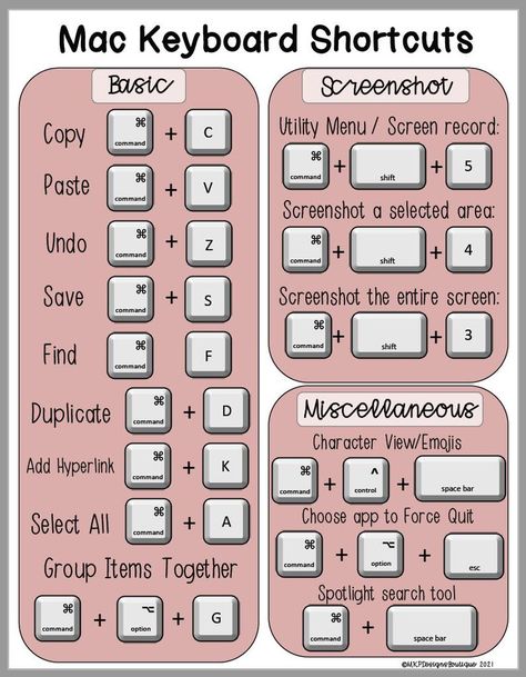 Macbook Shortcut Keys, Macbook Air Shortcut Keys, Apple Keyboard Shortcuts, Mac Book Shortcut Keys, Mac Os Keyboard Shortcuts, Fun Things To Do On Macbook, Mac Shortcuts Cheat Sheets, Hacks For Macbook Air, Macbook School Apps