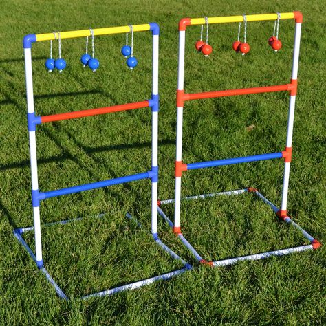 Bbq Party Games, Ladder Toss, Ladder Golf, Ladder Ball, Picnic Games, Backyard Bbq Party, Bbq Games, Diy Entertainment, Diy Ladder