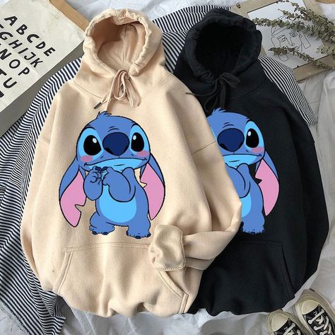 Stitch Merchandise, Long Teddy Coat, Stitch Things, Red Parka, Lilo And Stitch Merchandise, Warm Hoodies, ليلو وستيتش, Lilo Und Stitch, Aesthetic Hoodies