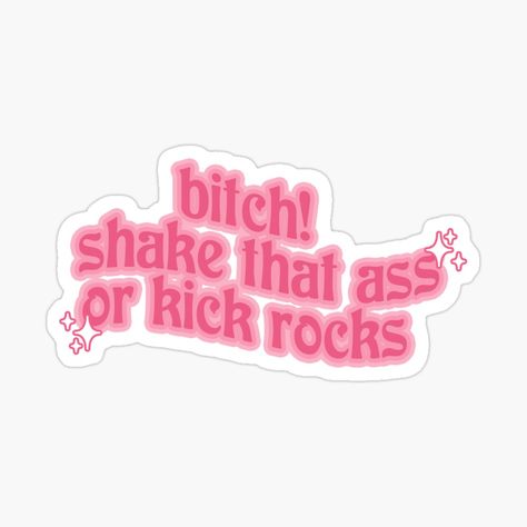 Trap Bunny Bubbles, Bubbles Sticker, Tiktok Wallpaper, Feminism Stickers, Quote Stencils, Wall Cutout, Kick Rocks, Teen Bedroom Designs, Inspirational Songs