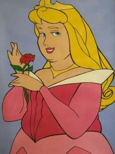 Sleeping Beauty Needs Her Beau is listed (or ranked) 9 on the list 24 Overweight Depictions of Classic Cartoon Characters Fat Disney Princesses, Fat Cartoon Characters, Fat Princess, Funny Cartoon Photos, Fat Cartoon, Funny Princess, Disney Princess Funny, Aurora Art, Disney Quotes Funny