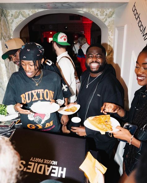 Throwback to last week’s BoohooMAN x Headie One Launch Party at Stomrzy’s House Party! We turned the already kitted out venue into an old schools house party with customized games, personalised props, fun branding and photo-op mimicking the campaign. @boohoomanofficial @headieone @thehouse.party 📸 by @amzyobr #BoohooMAN #headieone #LaunchParty #houseparty #DesignAgency #CreativeProduction #Experiential #Branding #Events #IRL Brand Launch Party, Headie One, House Party Aesthetic, Missed Calls, Fun Branding, Old School House, Launch Party, Toys Photography, Photo Op