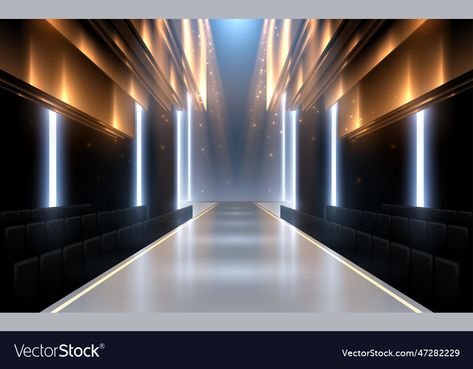 Runway Stage Background, Stage Background, Light Effect, Runway Fashion, Vector Images, Vector Free