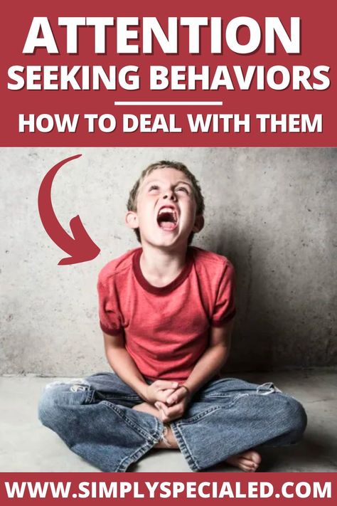 Dealing with attention seeking behaviors in the classroom can be frustrating. Today, I am sharing some strategies to help quash these behaviors. I talk about keeping a predictable classroom schedule, setting clear expectations for students, as well as providing positive interactions. I also share how to help other students when attention seeking behaviors are taking place. Learn more about these behavior management strategies now! School Refusal, Attention Seeking Behavior, Oppositional Defiant Disorder, Behaviour Strategies, Attention Seeking, Temper Tantrums, Bad Kids, Children's Rights, Text Overlay