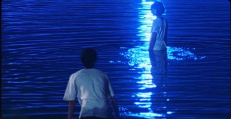 Cinematography, At Night, Water, Blue