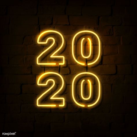 Bright neon yellow 2020 social ads template vector | premium image by rawpixel.com / NingZk V. Yellow Aesthetic Wallpaper, Ads Template, Whatsapp Logo, Yellow Aesthetic Pastel, Web Design Resources, Happy New Year Images, Wallpaper Iphone Neon, New Year Images, Neon Design