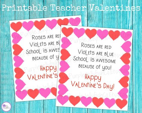 Teacher Valentine Cards, Diy Halloween Gifts, Valentine's Day Party Games, Valentine Notes, Thanksgiving Games For Kids, Valentines Printable, Teacher Valentines, Valentines Gift Tags, Valentine's Day Games