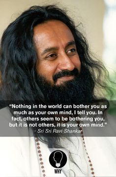 Sri Sri Ravi Shankar. Art of living. Meditation spirituality quotes Life Number, Sri Sri Ravi Shankar, Ravi Shankar, Spirituality Quotes, Meditation Spirituality, A Course In Miracles, Sri Sri, Pranayama, Shooting Photo