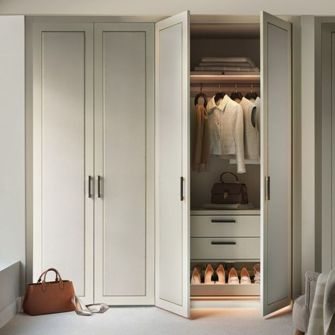 Seven interiors trends to look out for in 2024 Trending Wardrobe Design, Wardrobe Inside Design Storage, Wardrobe Inside Design, Wardrobe Inside, Walk In Wardrobe Design, Modern Dressing Table Designs, Bespoke Wardrobes, Glass Wardrobe, Unique Bedroom Design