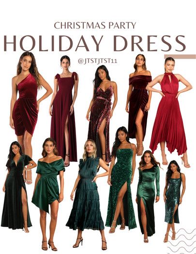 Holiday Party Dress Classy, Work Christmas Party Dress, Christmas Cocktail Dresses, Party Outfit Formal, Fancy Christmas Party, Formal Christmas Party, Holiday Party Dresses Christmas, Christmas Dinner Outfit, Formal Christmas Dress