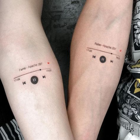 Tato Grunge, Simple Couples Tattoos, Tattoo Ideas Tumblr, Couple Tattoos Unique Meaningful, Best Couple Tattoos, Small Matching Tattoos, Small Couple Tattoos, Cute Couple Tattoos, Couple Matching Tattoo