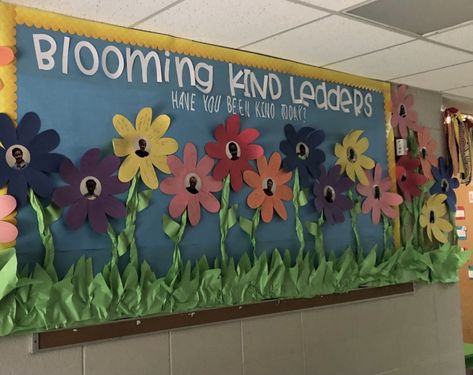 Wildflower Classroom Theme, Garden Of Good Manners, Flower Bulletin Board Ideas, Floral Bulletin Board, Wildflower Classroom, Garden Classroom Theme, Pillars Of Character, Flower Bulletin Boards, 2024 Classroom