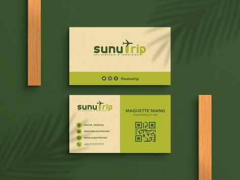 Tourism and travel business card design - Sunutrip | Behance Tourism Business Card, Travel Visiting Card Design, Travel Visiting Card, Travel Business Card Design, Visiting Cards Design Creative, Travel Logo Design Ideas, Creative Visiting Card, Business Card Design Creative Ideas, Travel Business Card