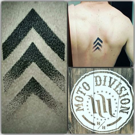 Chevron tattoo back piece Hart and Huntington Niagara Falls Tattoo Back Piece, Chevron Tattoo, Tattoo Advice, Rune Tattoo, Tattoo Back, Wrist Tattoos For Guys, Triangle Tattoos, Tattoo Simple, Geniale Tattoos