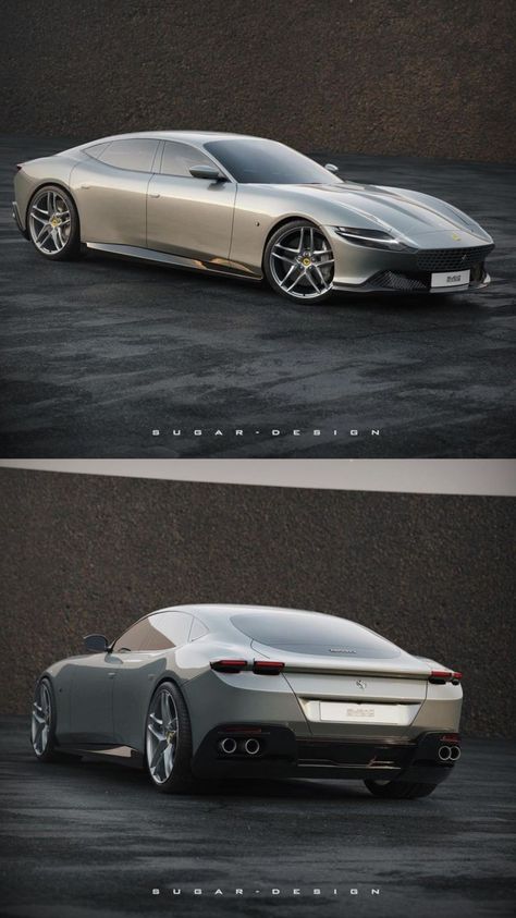 Ferrari Roma Grey Ferrari, Ferrari Roma, Car Interior Design Sketch, Neat Casual Outfits, Car Interior Design, Ferrari Car, Rear Wheel Drive, Family Car, Twin Turbo