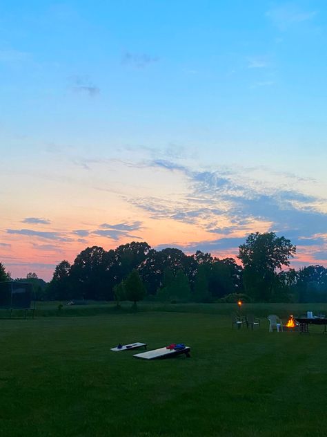 Cornhole Aesthetic, Bonfire Night, Aesthetic Sunset, My Pretty Boy, Summer 2025, Wedding Weekend, Life Is Short, Enjoy It, The Field